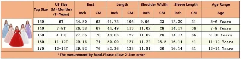 Fancy prom gown flower frock for girls