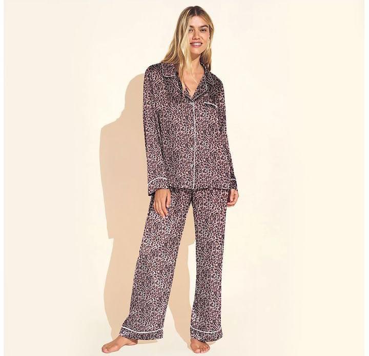 Sleeping suit leopard style for girls