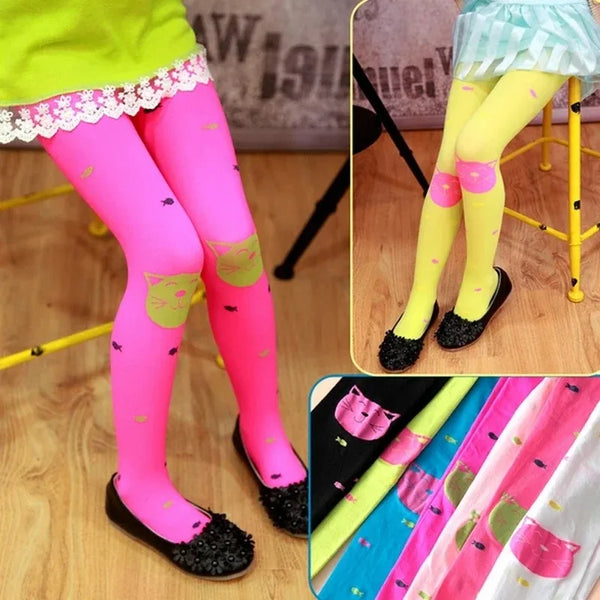Spring Candy colored pantyhose thin tights for girls