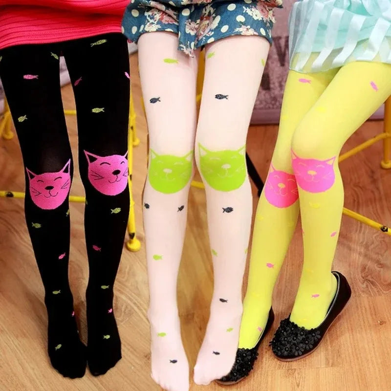 Spring Candy colored pantyhose thin tights for girls