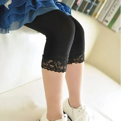 Lace hook+ pantyhose legging for girls