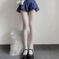 Cat style bottom hollow mesh tights for girls