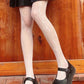 Cat style bottom hollow mesh tights for girls