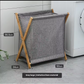 Household laundry basket with clothes storage large size