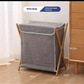 Household laundry basket with clothes storage large size