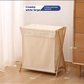 Household laundry basket with clothes storage large size