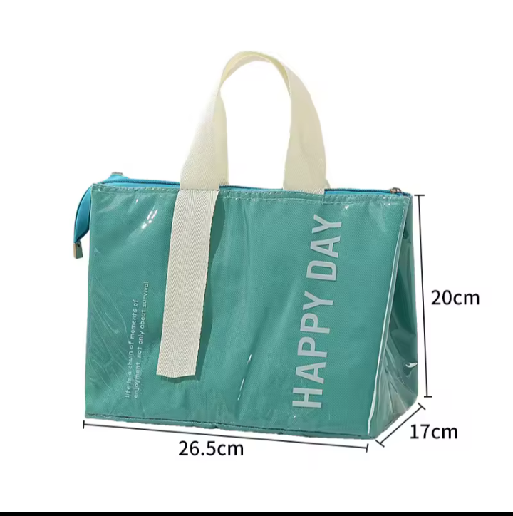 Hot and Cool Kids Lunch Fresh and Hot For Lon Time Large capacity waterproof bag for Kids picnic bag opening design