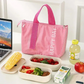 Hot and Cool Kids Lunch Fresh and Hot For Lon Time Large capacity waterproof bag for Kids picnic bag opening design