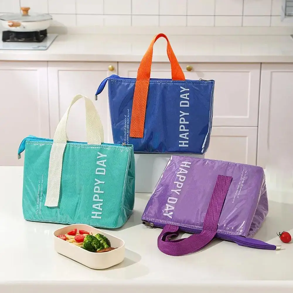 Hot and Cool Kids Lunch Fresh and Hot For Lon Time Large capacity waterproof bag for Kids picnic bag opening design