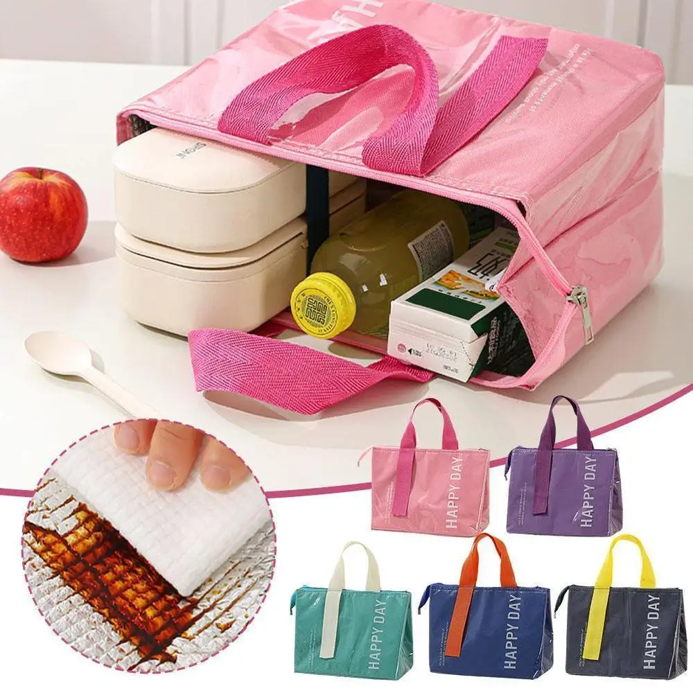 Hot and Cool Kids Lunch Fresh and Hot For Lon Time Large capacity waterproof bag for Kids picnic bag opening design