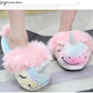 Girls shoes unicorn lovely warm furr slippers for girls 4 to 10 year