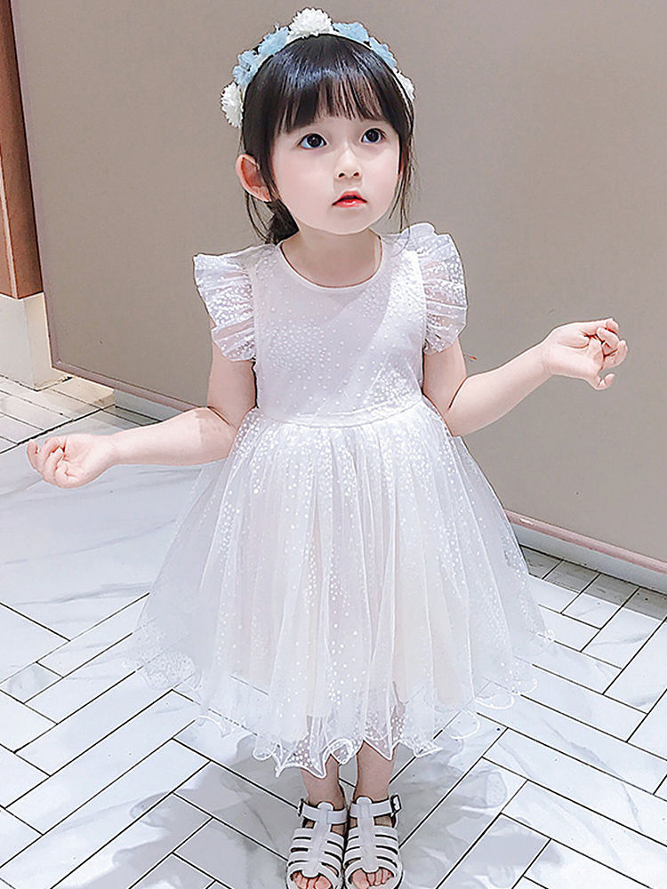 3d butterfly wing party frock for girls