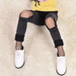 Hollow out stocking pantyhose black club party long mesh legging for girls