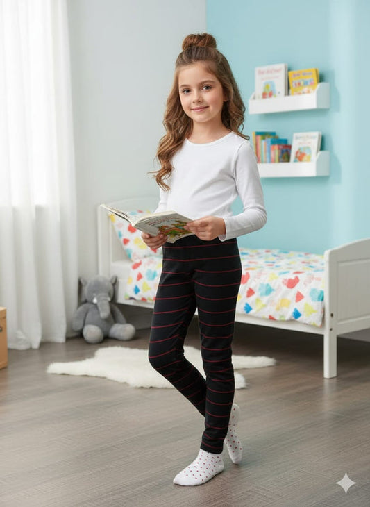 Stylish stretchable warm winter legging for girls