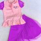 Stylish Net Skirt And Cotton Shirt (2PC)