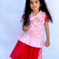 Stylish Net Skirt And Cotton Shirt (2PC)