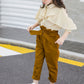 korian Style Shirt + Pants new style summer and winter dress for girls