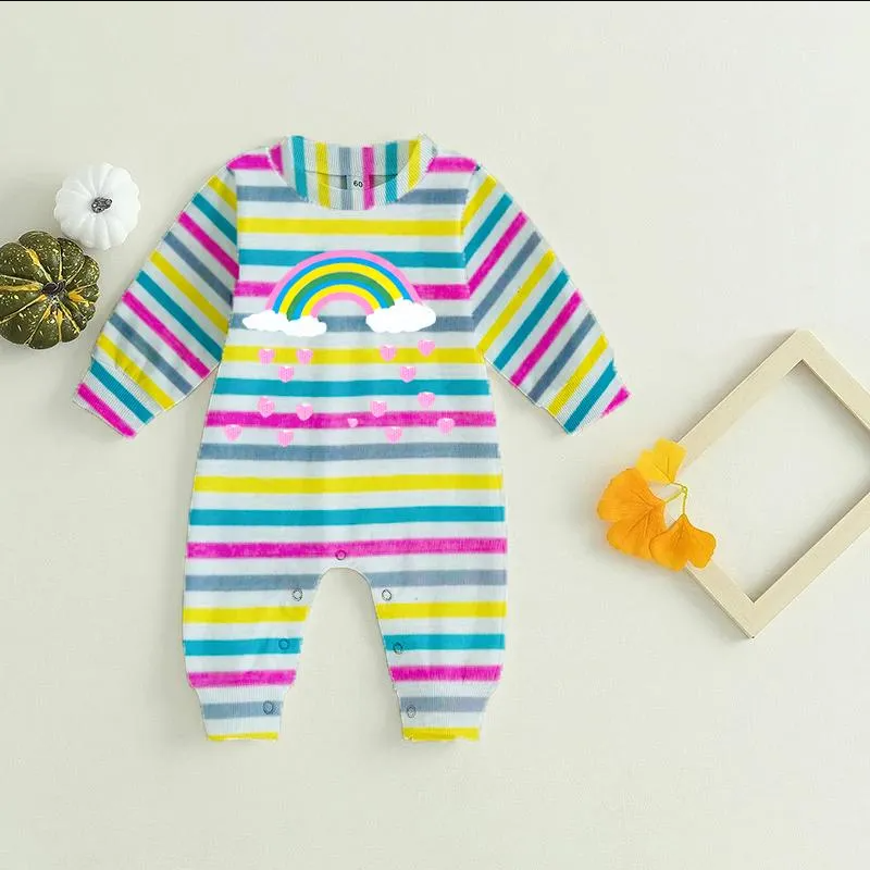 Cotton blended romper stripe style full sleeve summer dress for girls and boys