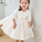 Little flower princes frock fake jacket frock for girls