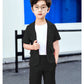 3pcs casual style coat+shirt with short Formal Dress for boys and girls