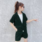 3pcs casual style coat+shirt with short Formal Dress for boys and girls