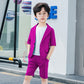 3pcs casual style coat+shirt with short Formal Dress for boys and girls