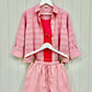 Breathable three piece set full sleeve shirt + vest + short dress girls