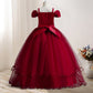 Girls clothing princess elegant floor length long frock for girls