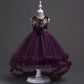 Infant clothing hook flower sleeveless long frock for girls