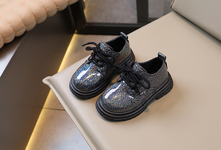 Girls shoes flate shoe round tor non-slip boys and girls
