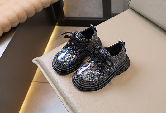 Girls shoes flate shoe round tor non-slip boys and girls