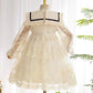 4705 Infant clothing fairy outwear bow design princess frock for girls