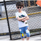 Kids wear half sleeve printed shirt with short dress for boys