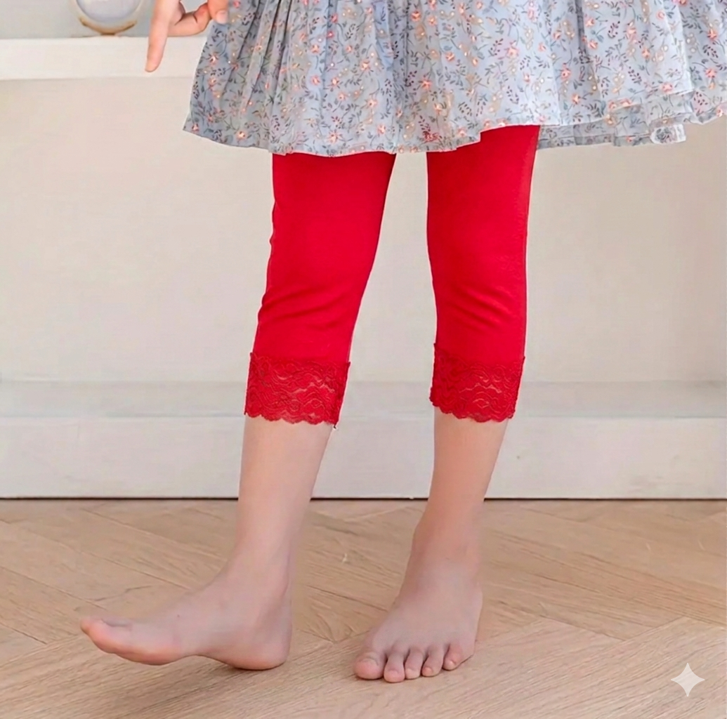 Lace hook+ pantyhose legging for girls