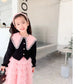 Kids clothes online Pakistan full sleeve princess top and skirt birthday designed dress for girls