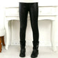 Lether Summer elastic waist legging for girls