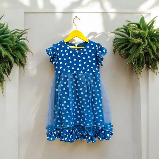 5017 Stylish Summer Chifun Frock for Girls