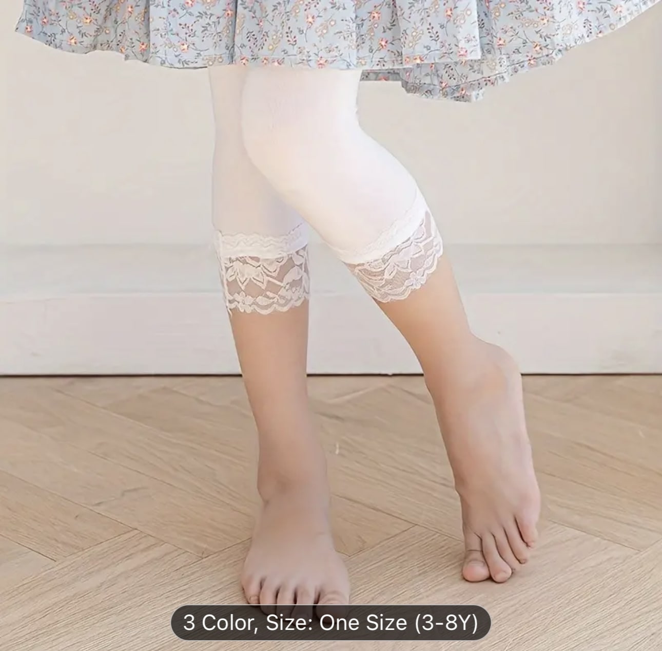Lace hook+ pantyhose legging for girls