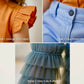 Western Style Sleeveless Shirt With Stylish Edges In Dark Mustard And Mesh With 5 Layers Capri In Jeans Look For Girls