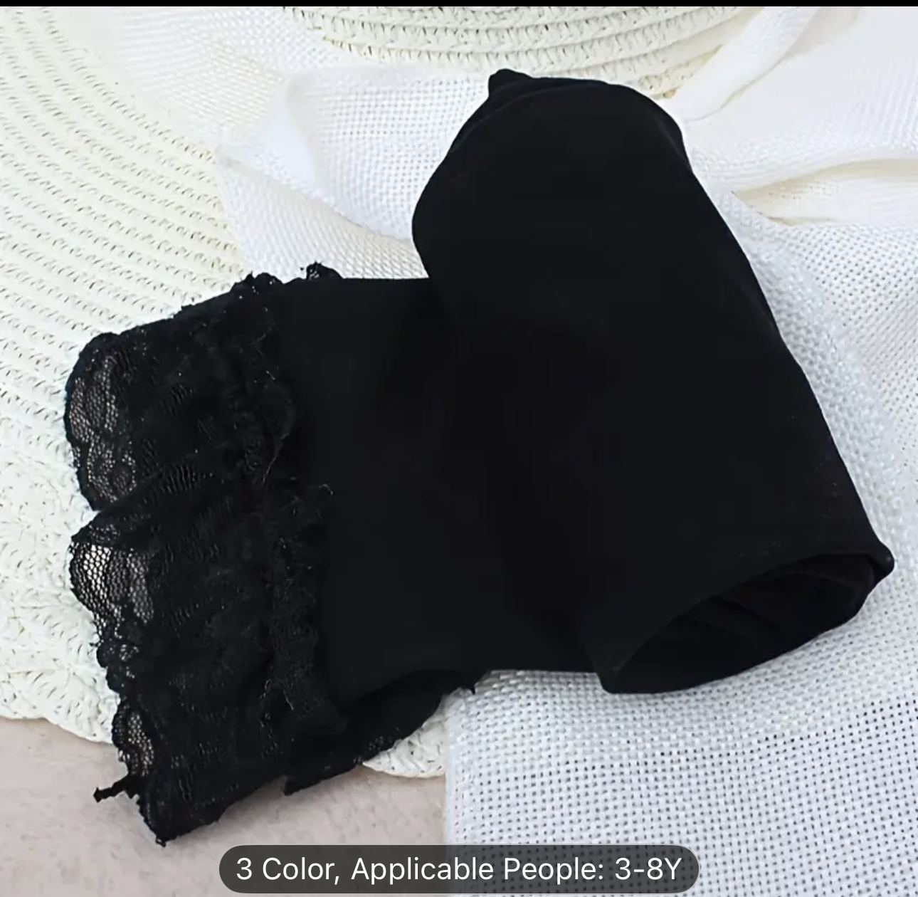 Lace hook+ pantyhose legging for girls