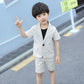 3pcs casual style coat+shirt with short Formal Dress for boys and girls