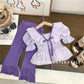 kids clothing brands in pakistan bowknot ruffles top + fashion bell-bottoms dress for girls