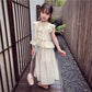 Western Dress sleeveless top+wide leg pant loose dress for girls