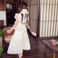 Western Dress sleeveless top+wide leg pant loose dress for girls