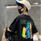 Casual Short Sleeved Sportswear Set for Children Teenagers Boys 2-piece Set for Children with fighter jet print
