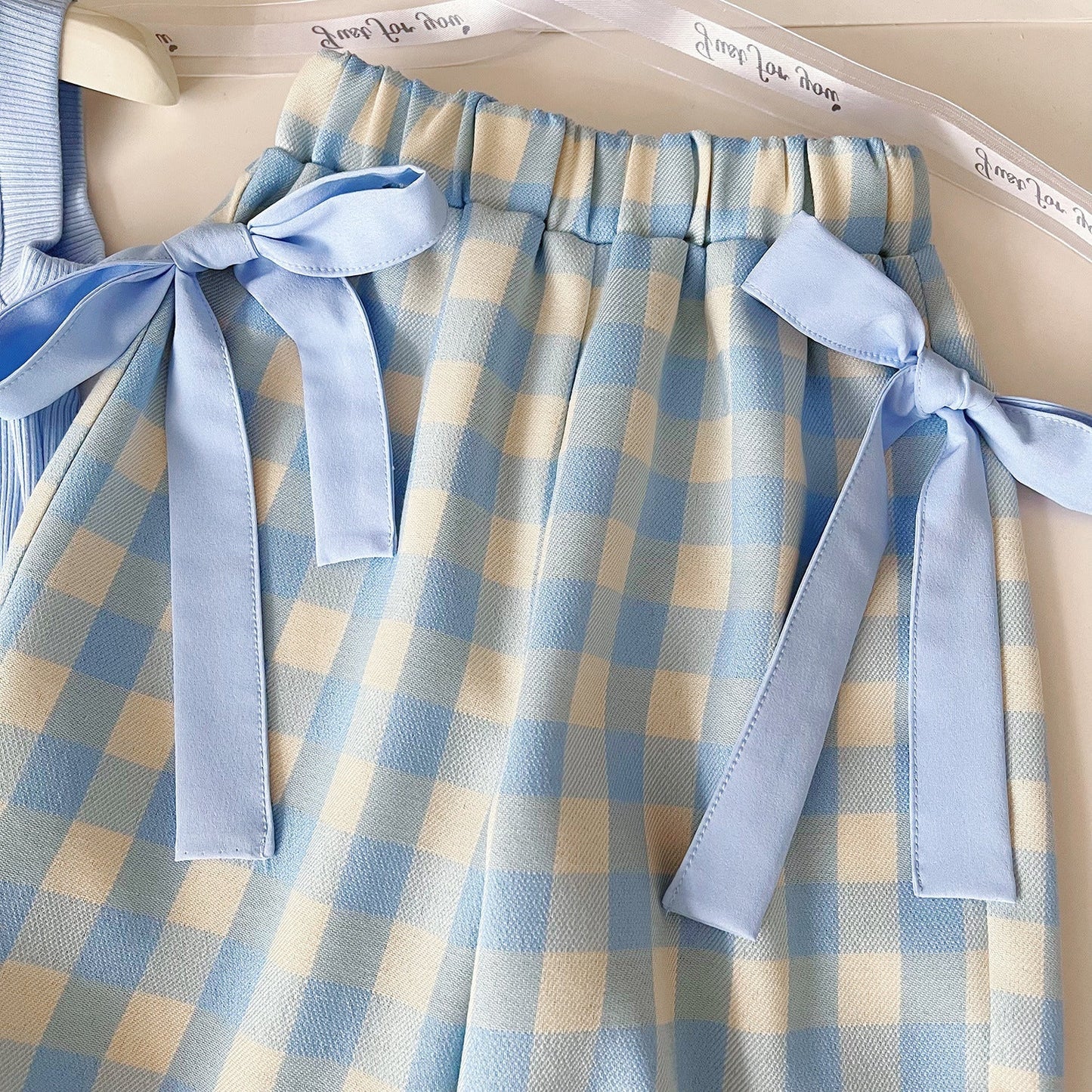 Kids wear Pakistan sleeveless shirt + plaid pant with bag 3 piece dress for girls