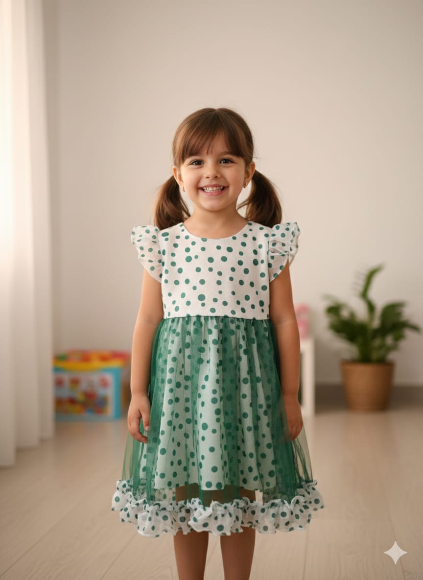 Stylish Summer Chifun Frock for Girls