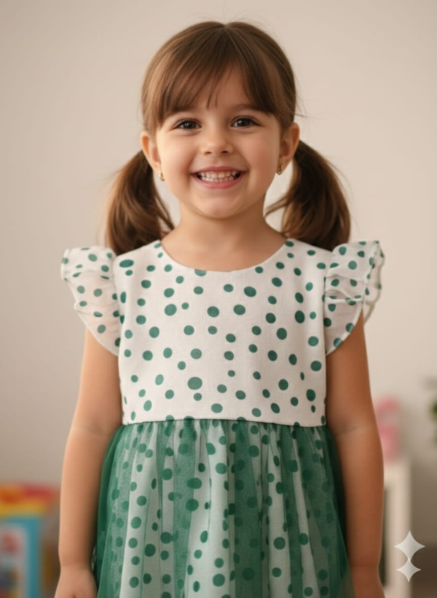 Stylish Summer Chifun Frock for Girls
