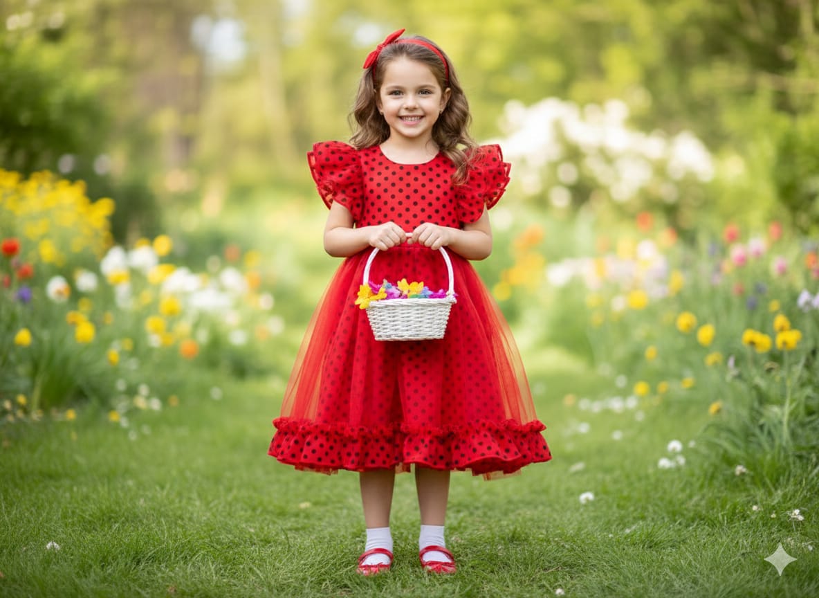 Stylish Summer Chifun Frock for Girls