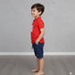 Casual Style Written Awesome In Shirt With Jeans Style Short For Boys & Girls